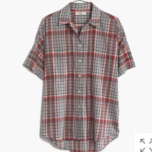Madewell courier shirt in kerchief plaid small